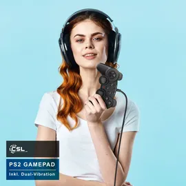 CSL PlayStation-Controller Bundle schwarz PlayStation 2