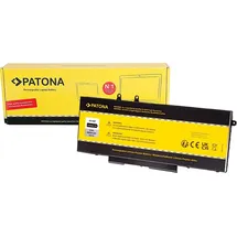 PATONA Akku für Dell Latitude 5400 5401 5500 5501 5510 5511 Precision 3541 3550 3551 - Schwarz/Gelb