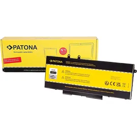PATONA Akku für Dell Latitude 5400 5401 5500 5501 5510 5511 Precision 3541 3550 3551 - Schwarz/Gelb