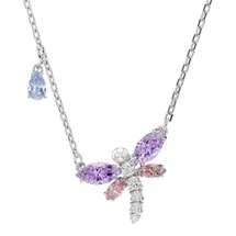 Swarovski Kette Ariana Grande Capsule 5737383 lila/silber/transparent / Silber