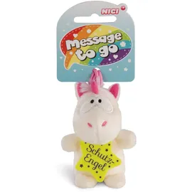 NICI Einhorn Theodor 8 cm Weiß/Pink