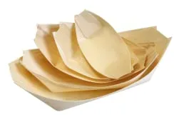 NATURESTAR Bio Holzschiffchen 38831 , 1 Karton = 2000 Stück, 6,5 x 4,2 cm, natur