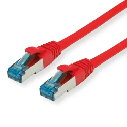 VALUE S/FTP PiMF Patchkabel Kat.6A Kl. EA rot - FTP - PiMF - FTP - PIMF