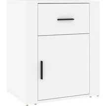 vidaXL Nachtschrank NA 50 x 36 x 60 cm Weiß