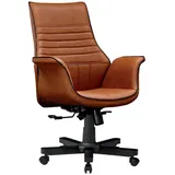 aea Chefsessel Bürostuhl Holz Braun