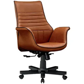 aea Chefsessel Bürostuhl Holz Braun