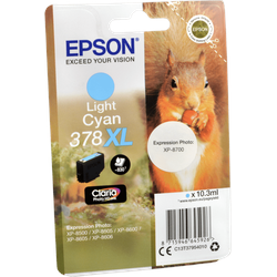 Epson Tinte C13T37954010  Light Cyan 378XL  foto cyan