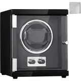 Mophorn Einzel-Uhrenbeweger für Herren- und Damen-Automatikuhren, superleiser japanischer Mabuchi-Motor, blaues LED-Licht, Adapter, hochdichtes