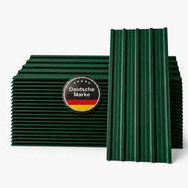 Albatros Trapezblech Dachplatten 12er Set Anthrazit RAL 7016 1090 x 445 mm verzinkt