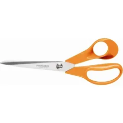 Fiskars Classic - Schere - Folie, Papier, Folie, Gewebe, Karton, laminiertes Mat