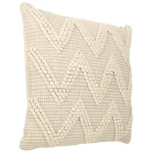 eglo living Kissenbezug Chevery 50 x 50 cm Creme