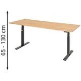 M-Wave Schreibtisch adlatus 100 Buche / Schwarz