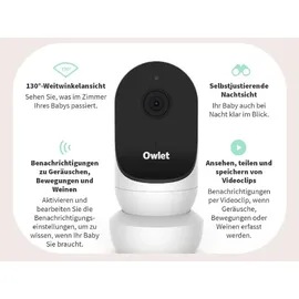 Owlet Dream Sock + Cam 2 - Blau