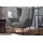 KAWOLA Relaxsessel IVA Cord 90 x 112 x 90 cm Grau