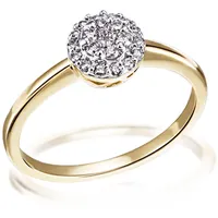 goldmaid Diamantring GOLDMAID Fingerringe Gr. 16.5, Gelbgold 585, goldfarben Damen