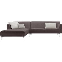 hülsta sofa Ecksofa hs.446, in reduzierter Formsprache, Breite 275 cm lila