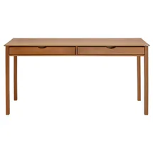 INOSIGN Schreibtisch »Gava«, (1 St.), Kiefer massiv, eingefräste Griffmulden, Höhe 80 cm