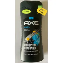 Axe Alaska Duschgel, 3er Pack (3 x 400 ml)