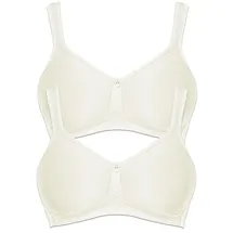 SUSA "2er Pack Spacer BH ohne Bügel Catania", Damen, Gr. 95, Cup B, beige (champagner champagner), Stoff, Obermaterial: 43% Polyamid PA. 39% Polyester PES. 18% Elasthan EL., BHs T-Shirt-BH