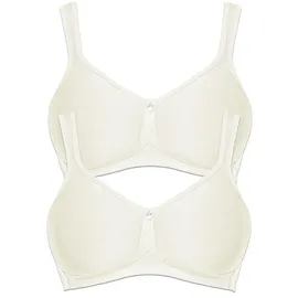 SUSA "2er Pack Spacer BH ohne Bügel Catania", Damen, Gr. 95, Cup B, beige (champagner champagner), Stoff, Obermaterial: 43% Polyamid PA. 39% Polyester PES. 18% Elasthan EL., BHs T-Shirt-BH