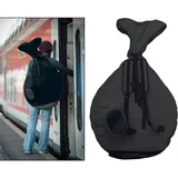 QU-AX Rucksack für Einrad 20" für Einrad, schwarz schwarz Einheitsgröße