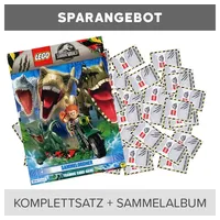 LEGO® Sammelkarte LEGO Jurassic World S2: Komplettsatz (ohne Sonderkarten) + Mappe