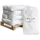 Galamio Quarzsand Sand Spielsand Sandkastensand Filtersand Poolsand Rasensand Vogelsand Aquariensand Terrariensand Teichsand Streusand 0,3-0,8mm 25kg x 12 Sack 300kg / 1 Palette Wolff & Müller