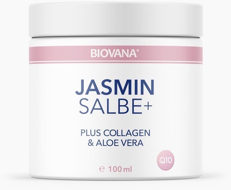 BIOVANA Jasminsalbe PLUS Collagen & Aloe Vera bei Augenringen (100 ml)