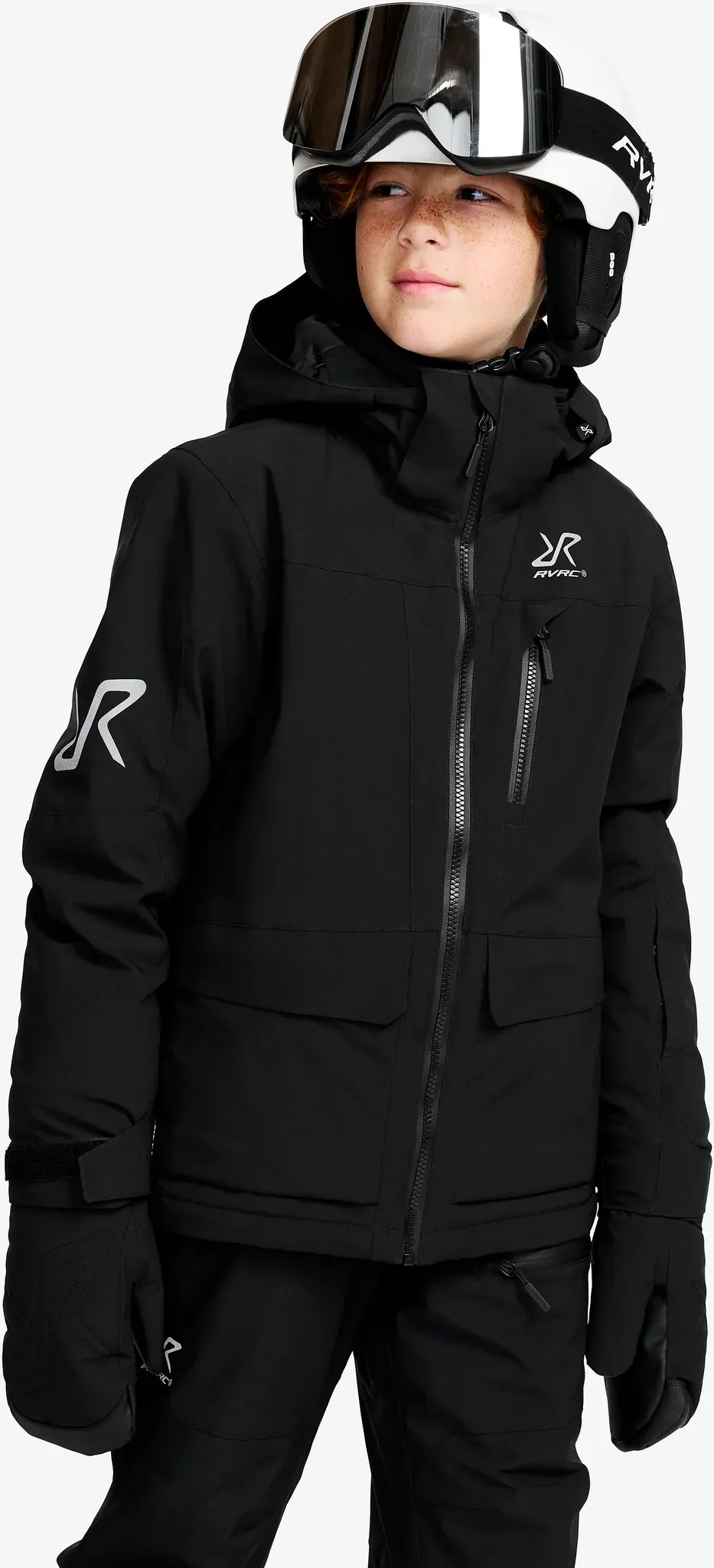 AccXel Insulated 2L Ski Jacket Teens Black, Größe:164 - Kinder & Teens > Jacken - Schwarz