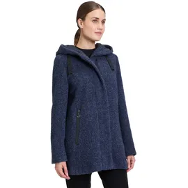 GIL BRET Wolljacke mit Kapuze 48, Moonlight Blue Melange | 48