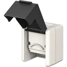 goobay Outdoor-Aufputzdose, IP44, 2x Keystone-Ports, 79169