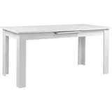 Finori Birmingham 80B Auszugstisch 125-165x75x80 cm - weiß