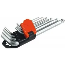 ChiliTec Innensechskant-Schlüssel 9-teiliges Set mit Kugelkopf und Halter