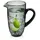 sänger | Wasserkrug London 1,15 L, Glaskaraffe Grau mit Griff, Wasserkaraffe Glas spülmaschinenfest, Krug für Eistee und Wasser, Karaffe, Glaskanne, Wasserflasche Glas transparent | 1150 ml