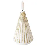 Boltze GRUPPE GmbH Kerzenlaterne Weihnachtsbaumförmige Kerze mit künstlicher Flamme TORIS, 12 cm, mit künstlicher Flamme