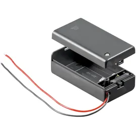 goobay Batteriehalter mit Schalter für 9V Block 48171