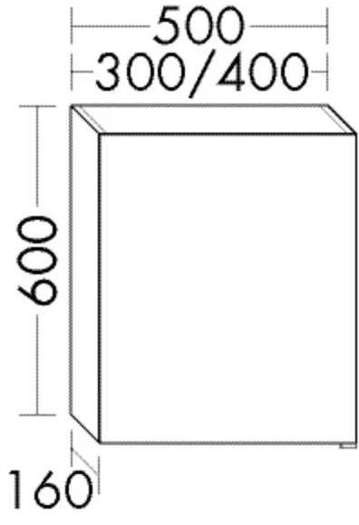 Burgbad Sp.-Schr.Sys30 PG2 Echo 600x500x160 Eiche Dekor Caramel, SPUS050RF7228 SPUS050RF7228