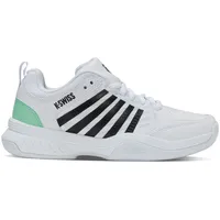 K-Swiss Court Express 2 Carpet White/Neon Mint/Black, White/Neon Mint/Black