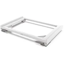 MELICONI Base Move Slim, Anti-Vibrationsbasis mit Rädern und Bremsen, für SLIM Waschmaschinen oder Trockner, 250 kg, Weiß