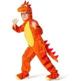 Morph Kostüm Dinosaurier Kinder T-Rex, Halloween-Kostüm für Kinder, Karneval, Orange, Größe XS