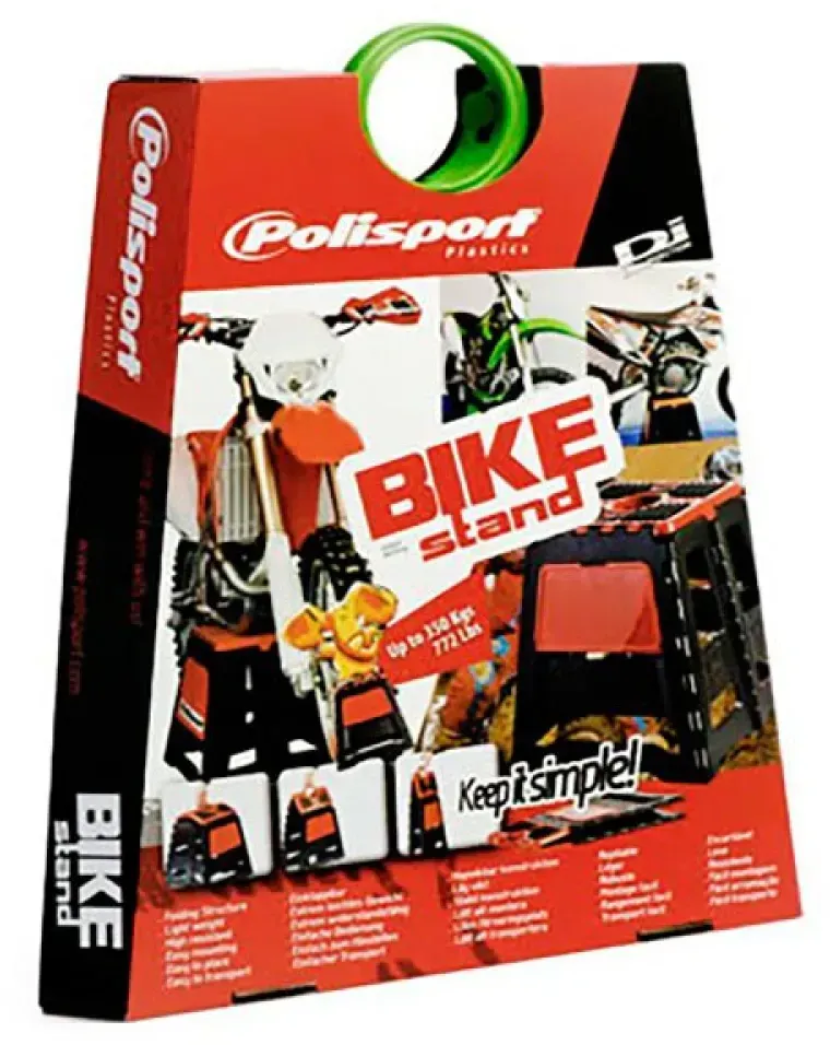 Polisport Foldable Motorradständer - Green KX 05 / Black - One Size