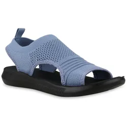 Damen Komfort Sandalen in Blau