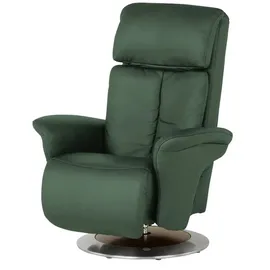 HIMOLLA Sessel 7418 Leder 81 x 111 x 95 cm Grün elektrisch
