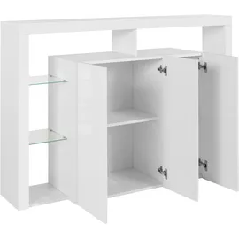 INOSIGN Highboard »Essential«, Höhe ca. 100 cm weiß