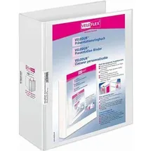 Veloflex VELODUR® Präsentationsordner weiß Kunststoff 8,5 cm DIN A4