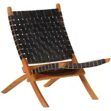 vidaXL Relaxstuhl Klappbar 55 x 67 x 79 cm schwarz