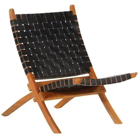 vidaXL Relaxstuhl Klappbar 55 x 67 x 79 cm schwarz