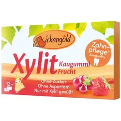 Birkengold Xylit Kaugummi Frucht (12St)