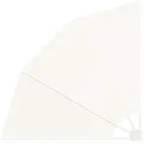 vidaXL Faltbarer Balkonfächer 140 x 140 cm creme