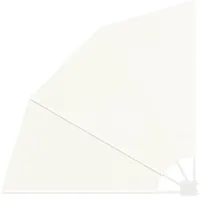 vidaXL Faltbarer Balkonfächer 140 x 140 cm creme
